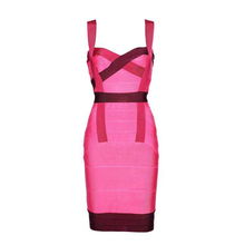 廣東廠家供應(yīng)歐美風(fēng)格性感單肩漸變拼色時尚晚裝禮服