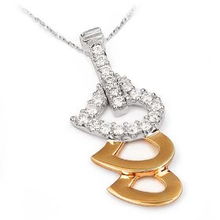 金象珠寶酷K Gold系列 優(yōu)雅鉆分色吊墜與超值項鏈禮遇